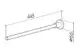 Dornbracht-TARA.-Handtuchhalter-Ausladung 445mm-platin gebürstet, 83211892-06 Galeriebild 3